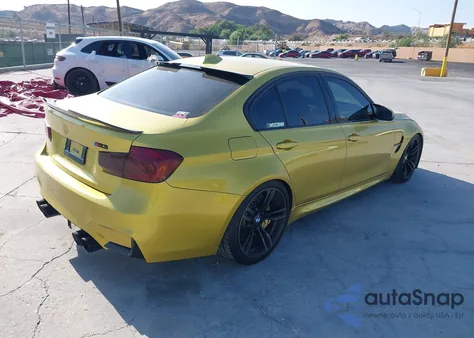 2016 BMW M3 from USA, damaged, VIN WBS8M9C50G5E68502